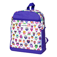 Рюкзак детский 200 сирень/дизайн совы1