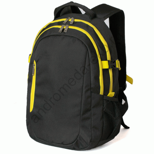 Фото спортивного рюкзака Андромеда Рюкзак спортивный 284 черный/лимон
