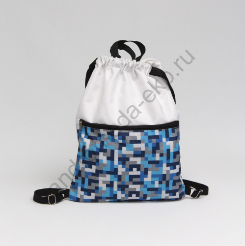 Фото сумки на заказ Андромеда Сумка-рюкзак с карманом на молнии 642
