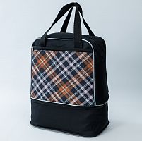 Сумка хозяйственная 656 клетка диагональ