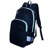 Рюкзак спортивный с ярусом 097 черный/мята