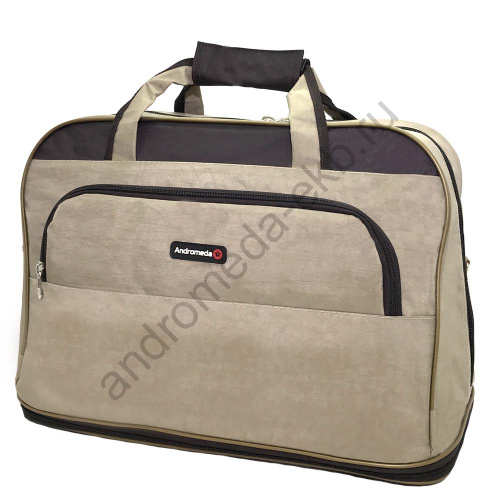 Дорожная сумка саквояж Андромеда Сумка дорожная 446 беж/шоколад
Фото дорожной сумки саквояжа Андромеда Сумка дорожная 446 беж/шоколад